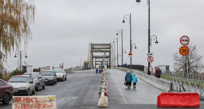 Ремонт Волжского моста в Рыбинске завершится в декабре