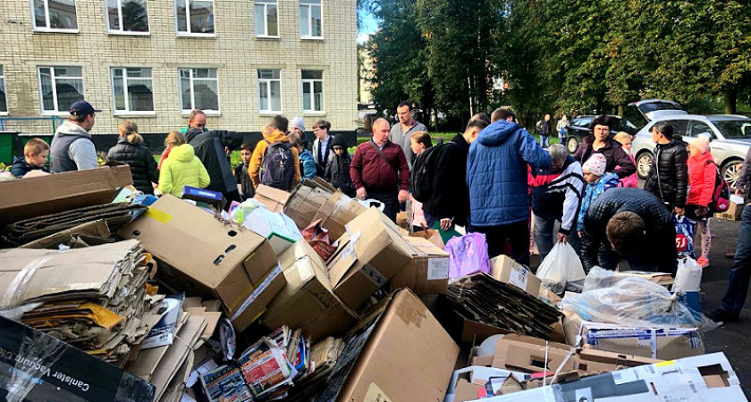 Рыбинские школьники соберут 80 тонн макулатуры к юбилею Победы