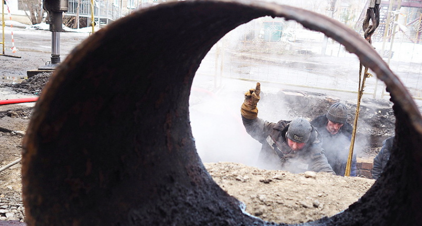 Капремонт 160 метров труб в Рыбинске продлили до конца недели