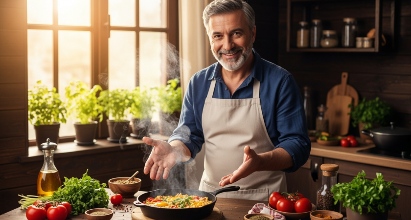 Яичница по-грузински чижи-бижи: сытная вкуснятина на завтрак за 5 минут - поделился приятель грузин