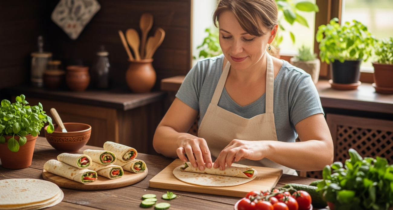 Быстро, просто и очень вкусно: берем лаваш и готовим аппетитные рулетики — исчезнут со стола в один миг