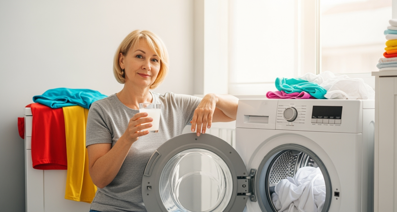 Стакан в барабан и одежда безупречно белая: секрет от прачки, что нужно добавить в машинку вместе с порошком