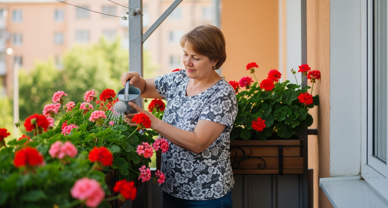 Для цветения герани — в августе необходимо: 1 щепотка в воду — и бутоны появляются один за другим. Эффективная подкормка для пеларгонии