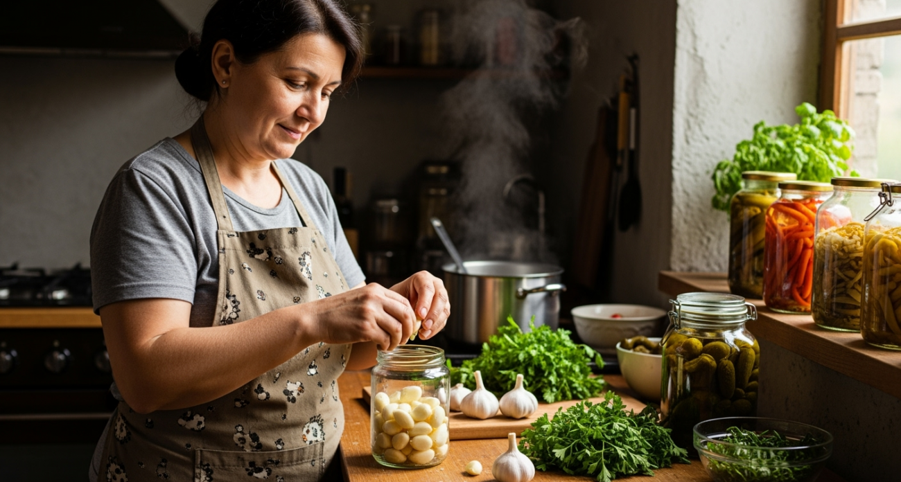 Маринованный чеснок по-грузински без стерилизации — невероятно вкусный рецепт, который приятно удивит любого