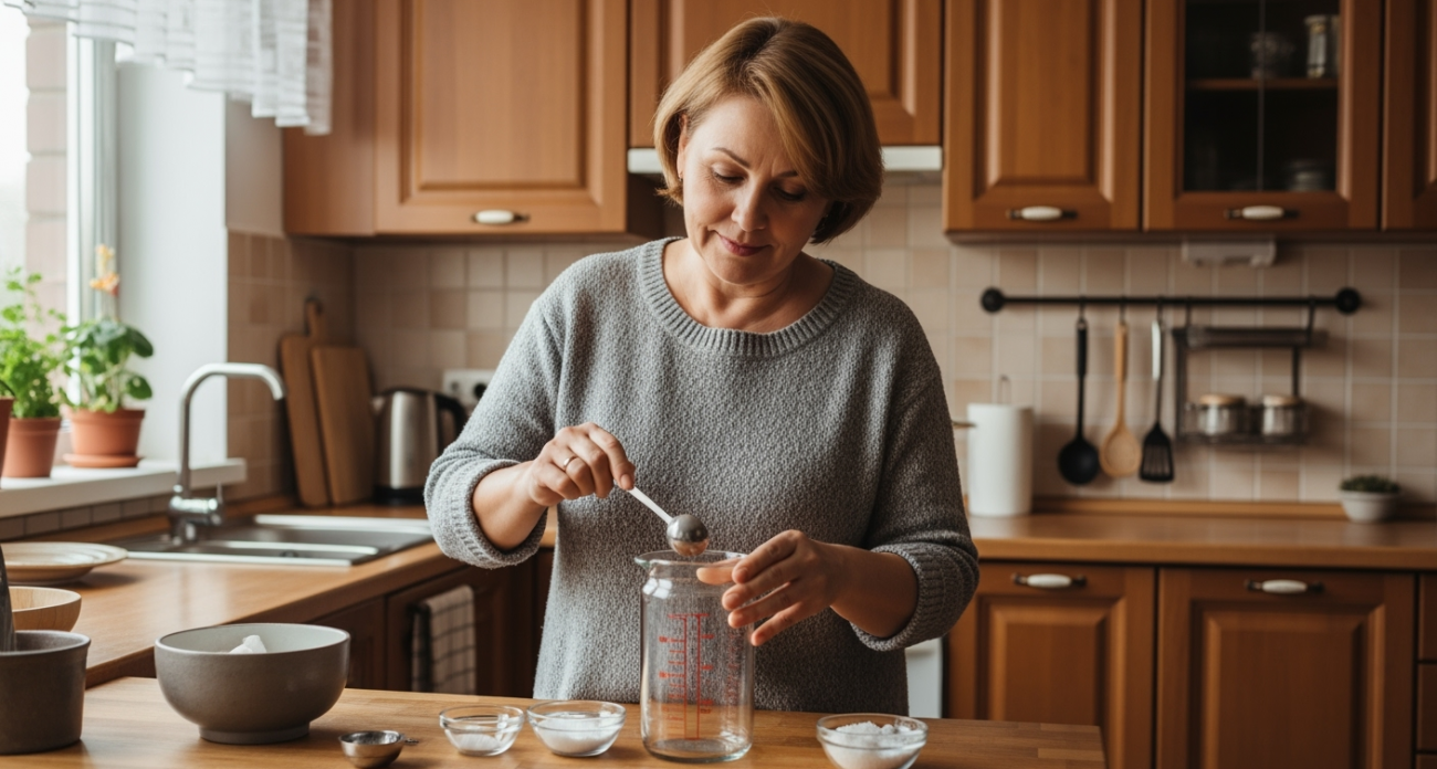 Оставила стакан с уксусом и солью на сутки - зашла словно в новую квартиру: мой секрет идеальной чистки