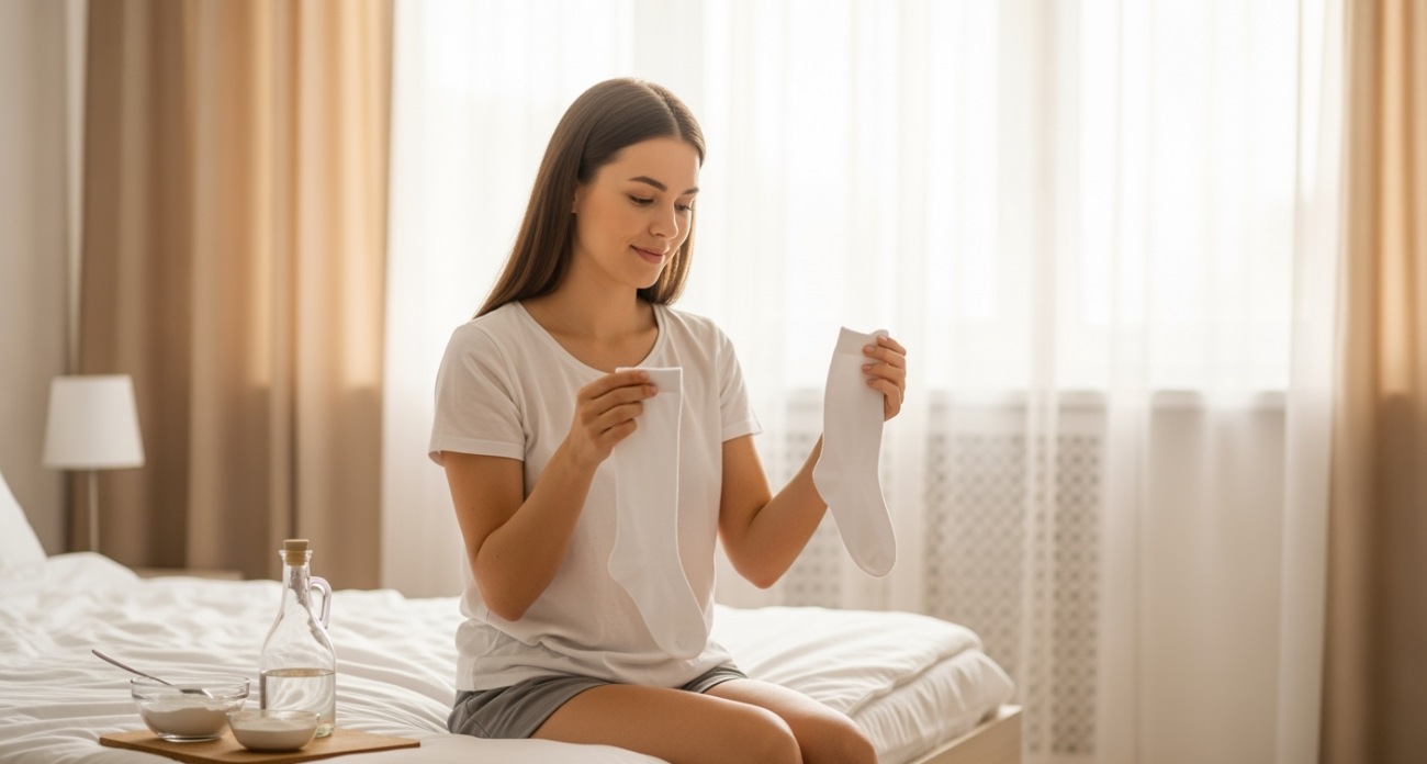 Отстирайте носки до идеальной белизны за 3 шага: простой секрет с доступными средствами