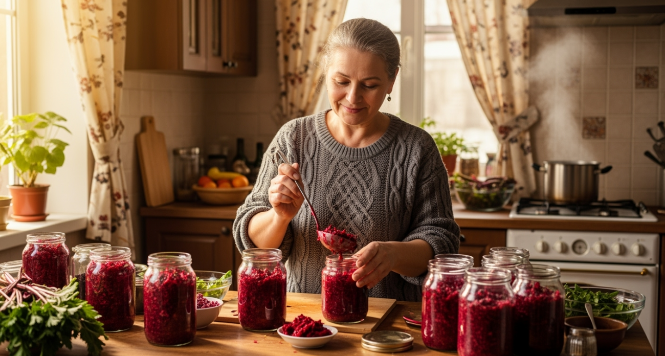 Салат "Алёнка" из свёклы на зиму: 10 банок улетают до Нового года — готовьте тройную порцию