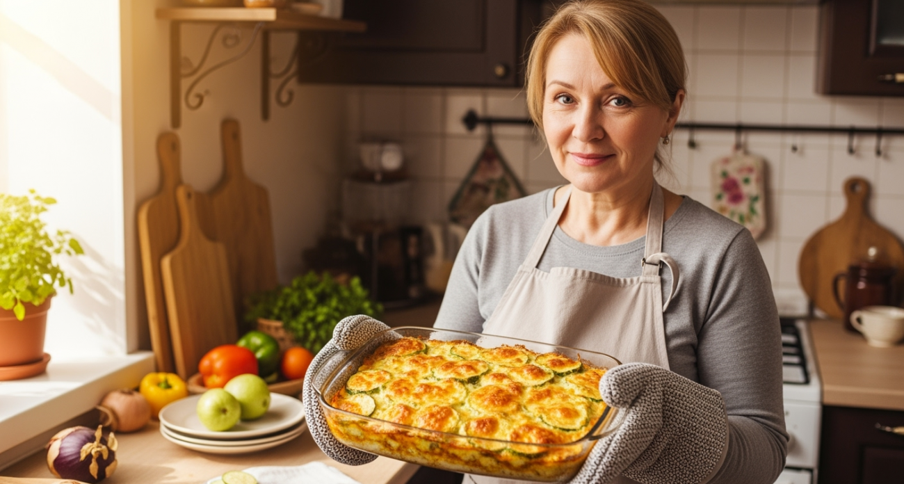Авторский рецепт кабачковой запеканки с сырной корочкой покорит даже ненавистников овоща
