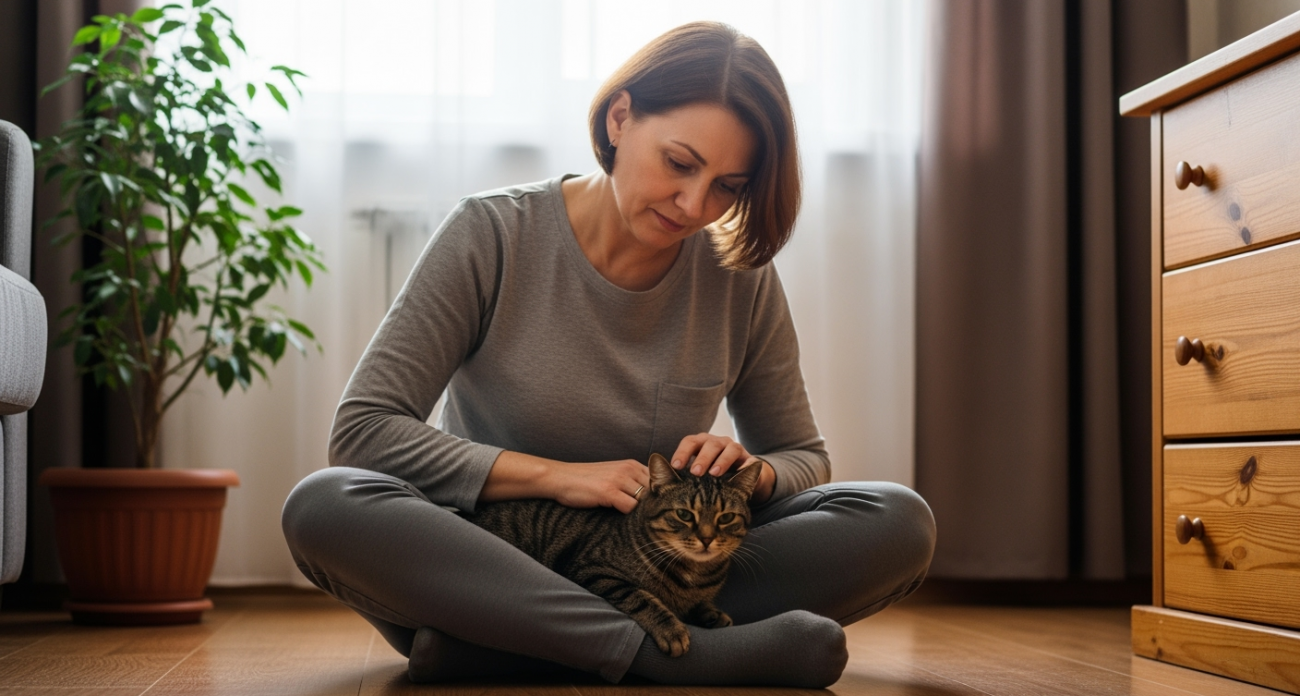 Почему ваша домашняя кошка тайно худеет, но живот остается круглым как барабан