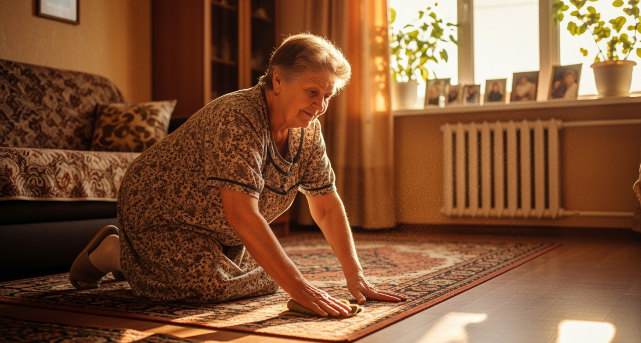 Бабушка раскрыла секрет чистки ковров без выбивания: пыль и запахи исчезают за 10 минут с помощью двух простых ингредиентов