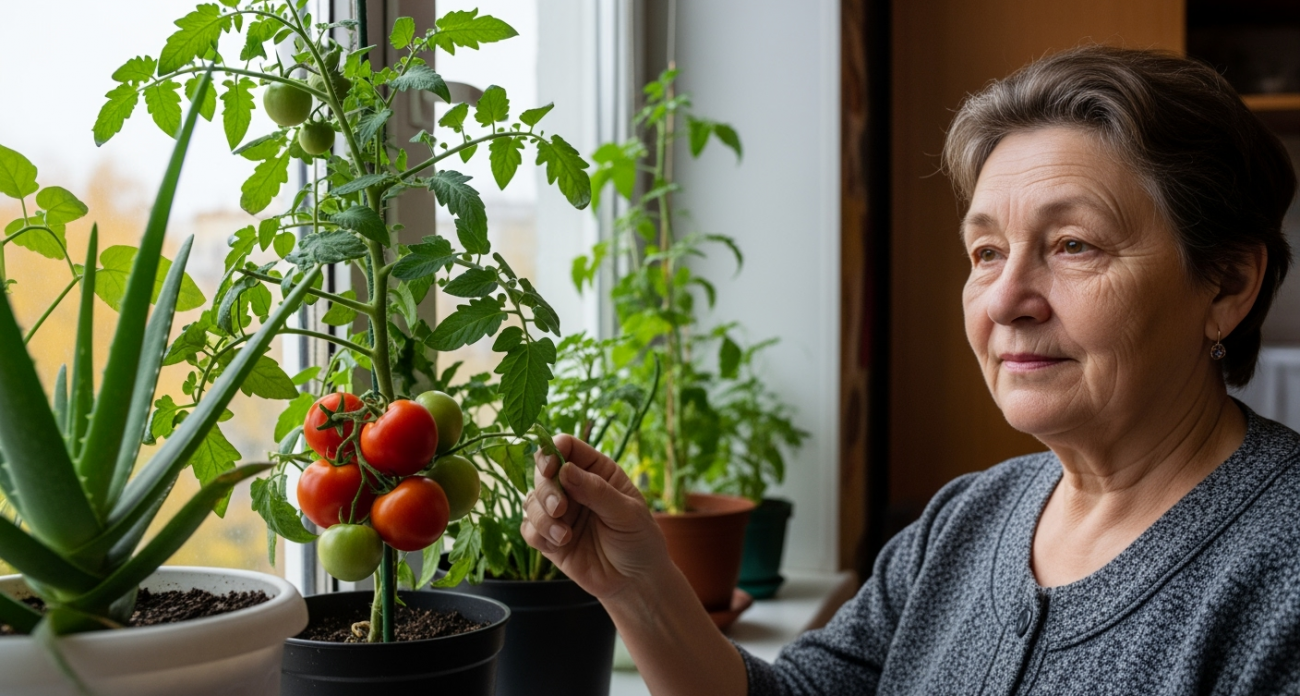 Зимой выращиваю помидоры и огурцы на подоконнике: 5 культур, которые плодоносят даже в квартире
