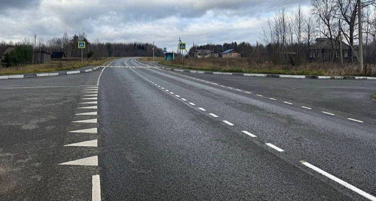 80-километровую дорогу между Даниловом и Пошехоньем сдают после 4 лет ремонта
