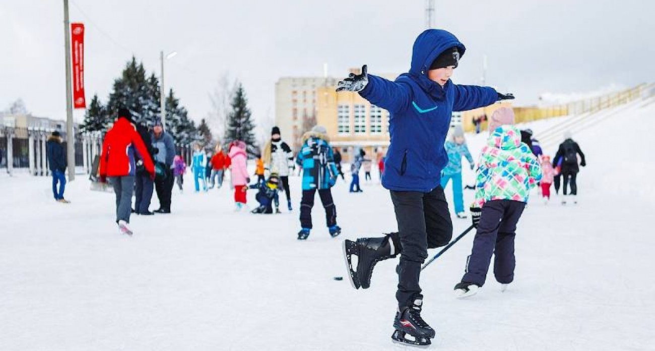 В Рыбинске зальют 20 катков: главный откроется 20 декабря на три месяца