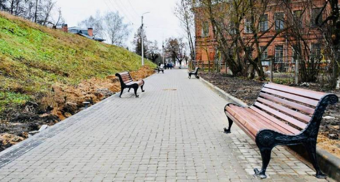 В историческом центре Переславля-Залесского появилась пешеходная зона от школы до древнего собора
