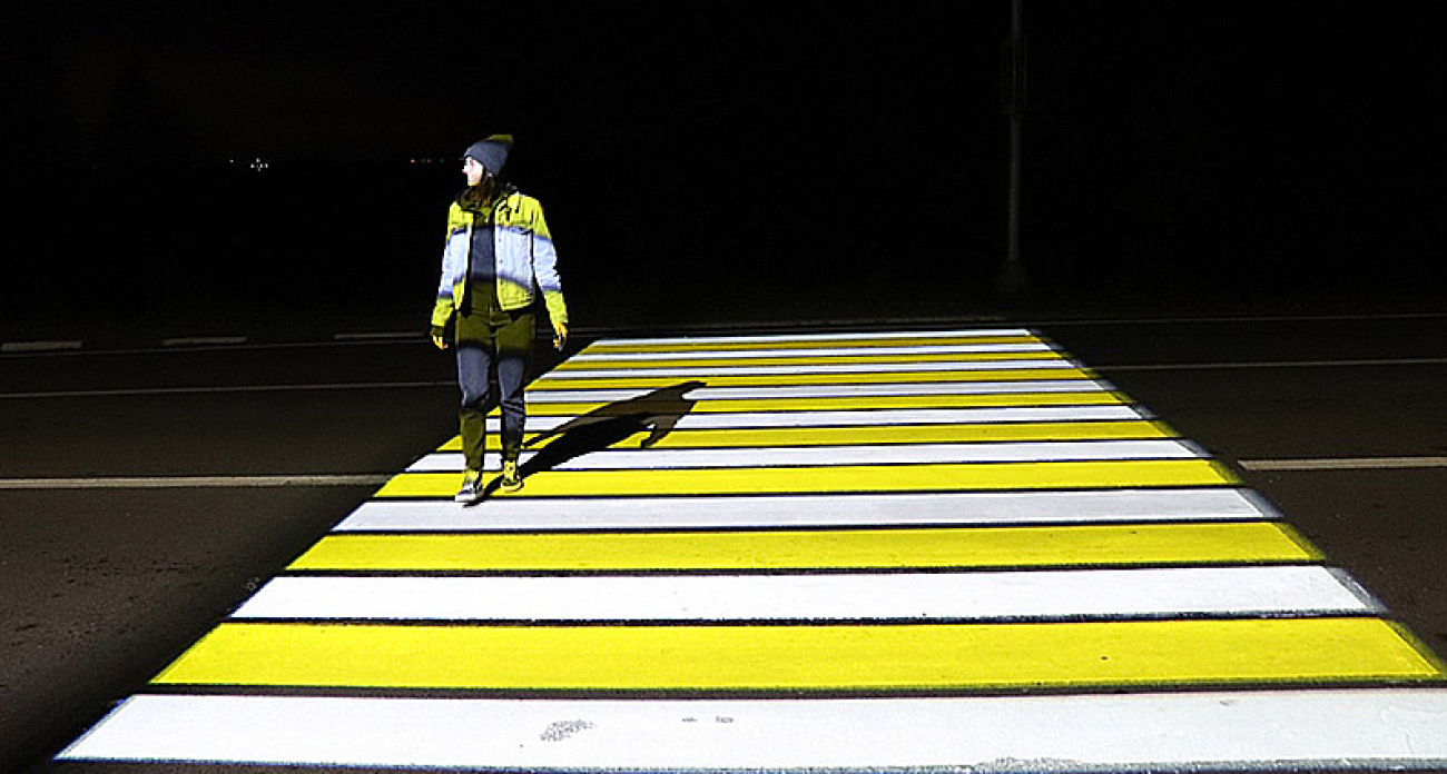 В Рыбинске установили 27 проекционных зебр после гибели женщины и 6 ДТП с пешеходами