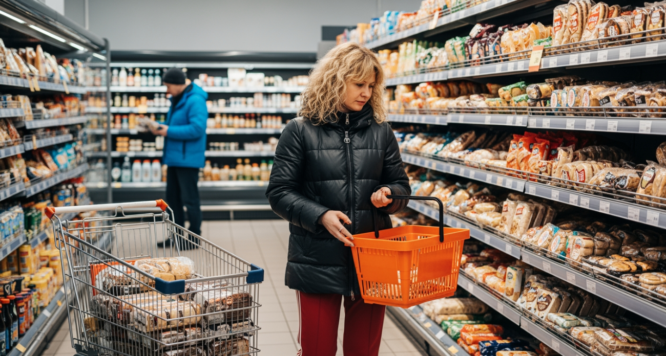 Набил тележку товарами в Магните, расплатился бонусами - из кармана всего 90 копеек