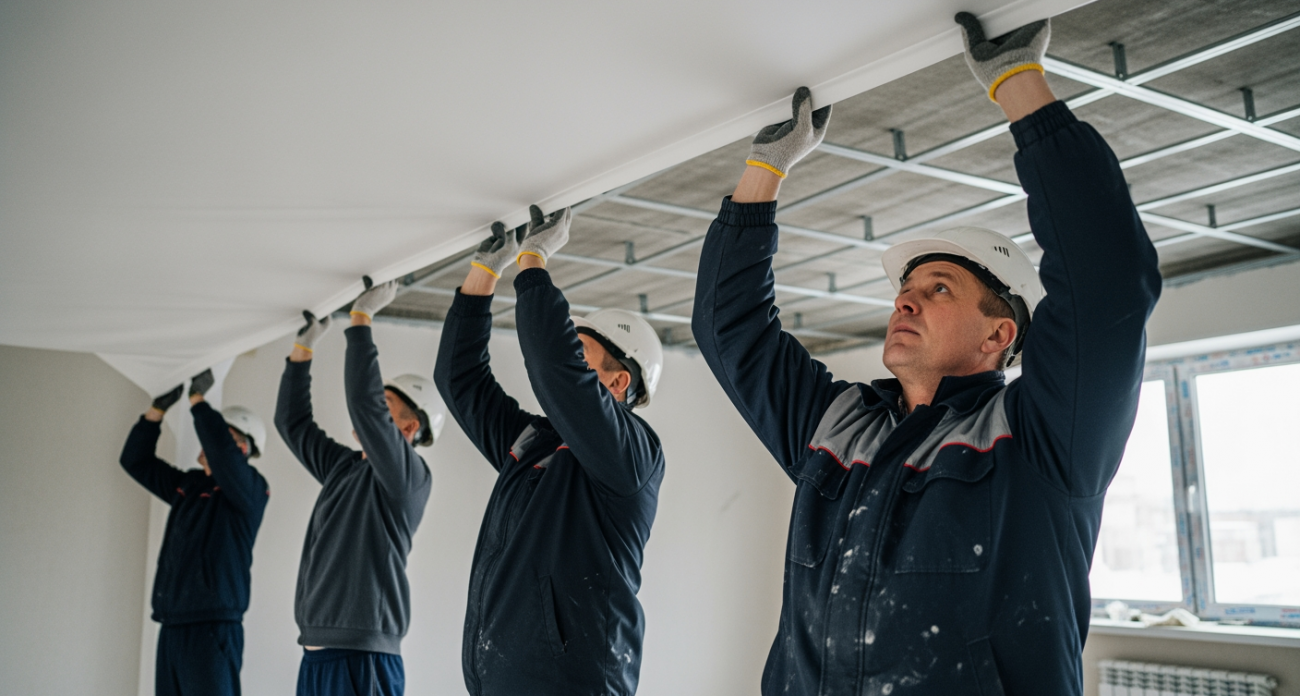 Забудьте о натяжных потолках: 4 модных альтернативы, которые выбирают дизайнеры для современного интерьера