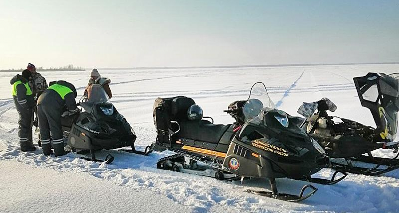 9 из 13 снегоходов на Рыбинском море оказались вне закона: рейд на льду завершился штрафами