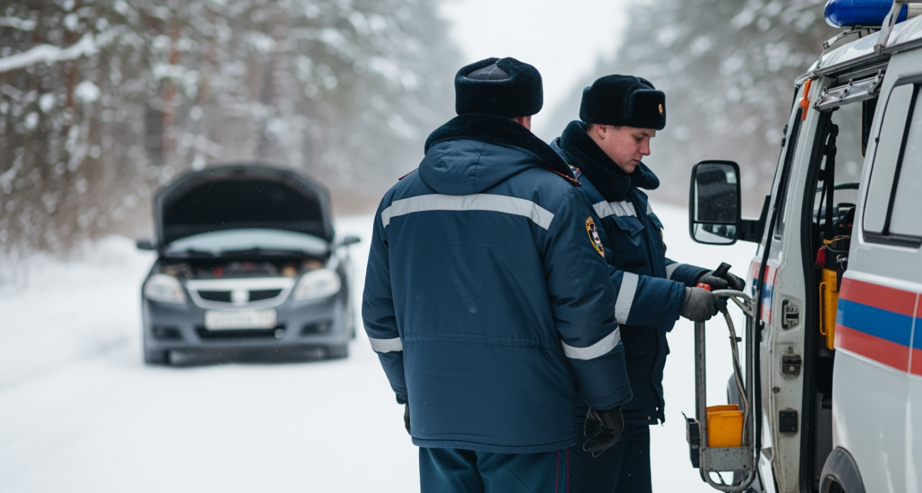 Военная хитрость для запуска двигателя с разряженной батареей - работает везде, даже когда на много километров никого нет