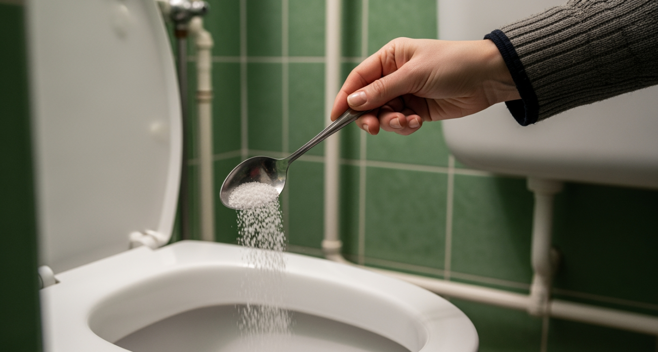 Старый трюк горничных: засыпьте это в унитаз на ночь, и он будет идеально чистым без всякой химии