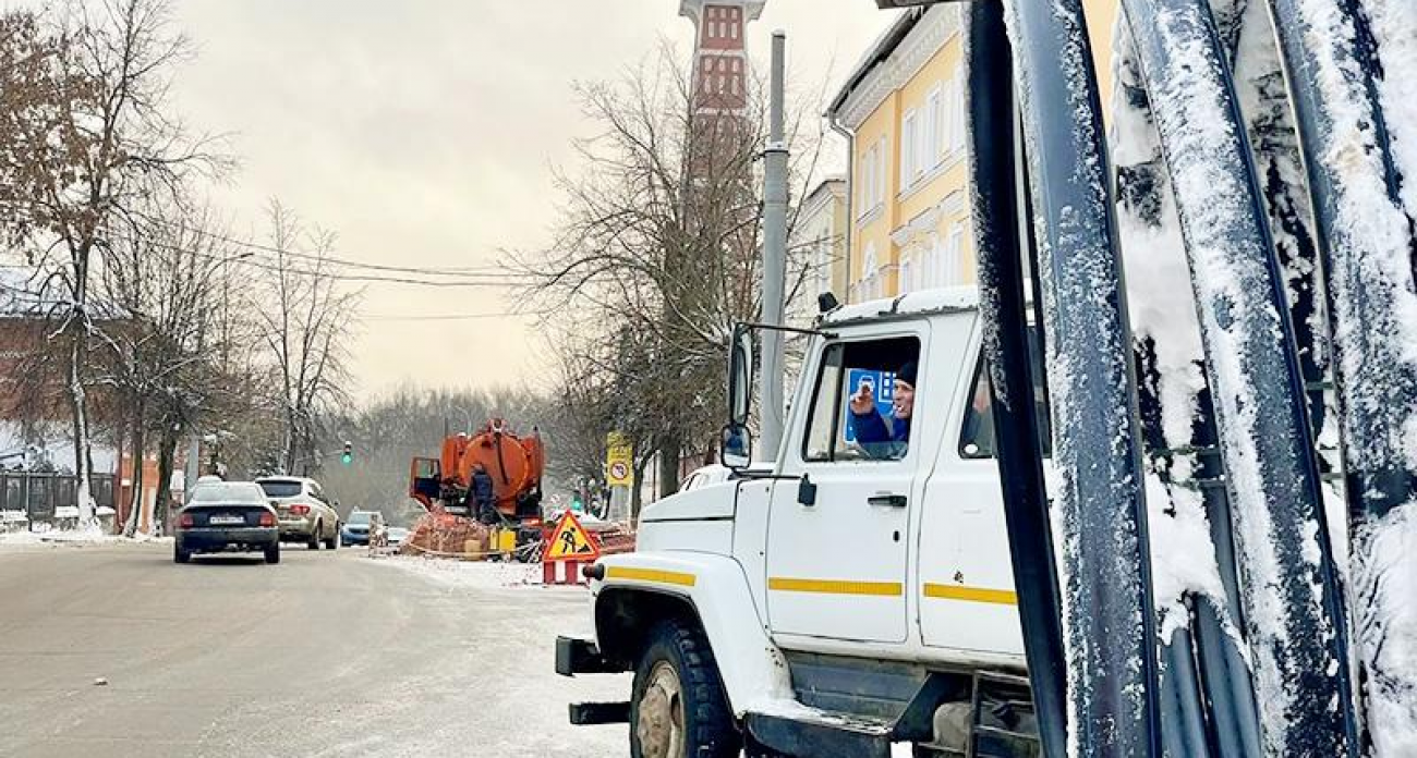 185 метров трубы уже проложено: движение по Стоялой частично восстановят 28 января