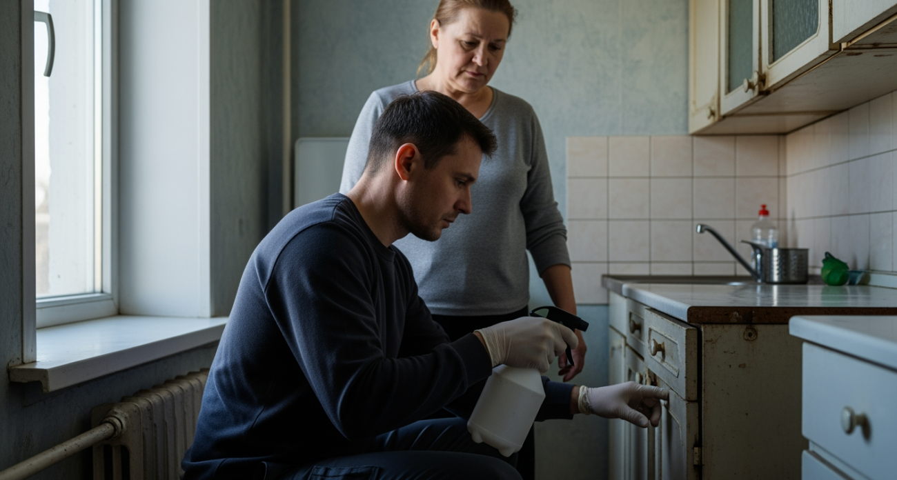 Дедовский способ борьбы с непрошеными соседями на кухне — смесь кофейной гущи и соды заставит тараканов съехать без возврата