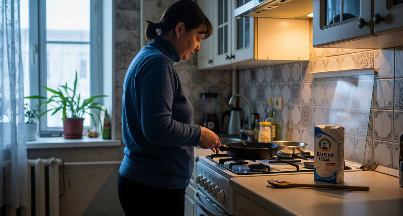 Засыпаю горсть соды на сковороду раз в месяц — старый метод сантехников избавил от засоров навсегда