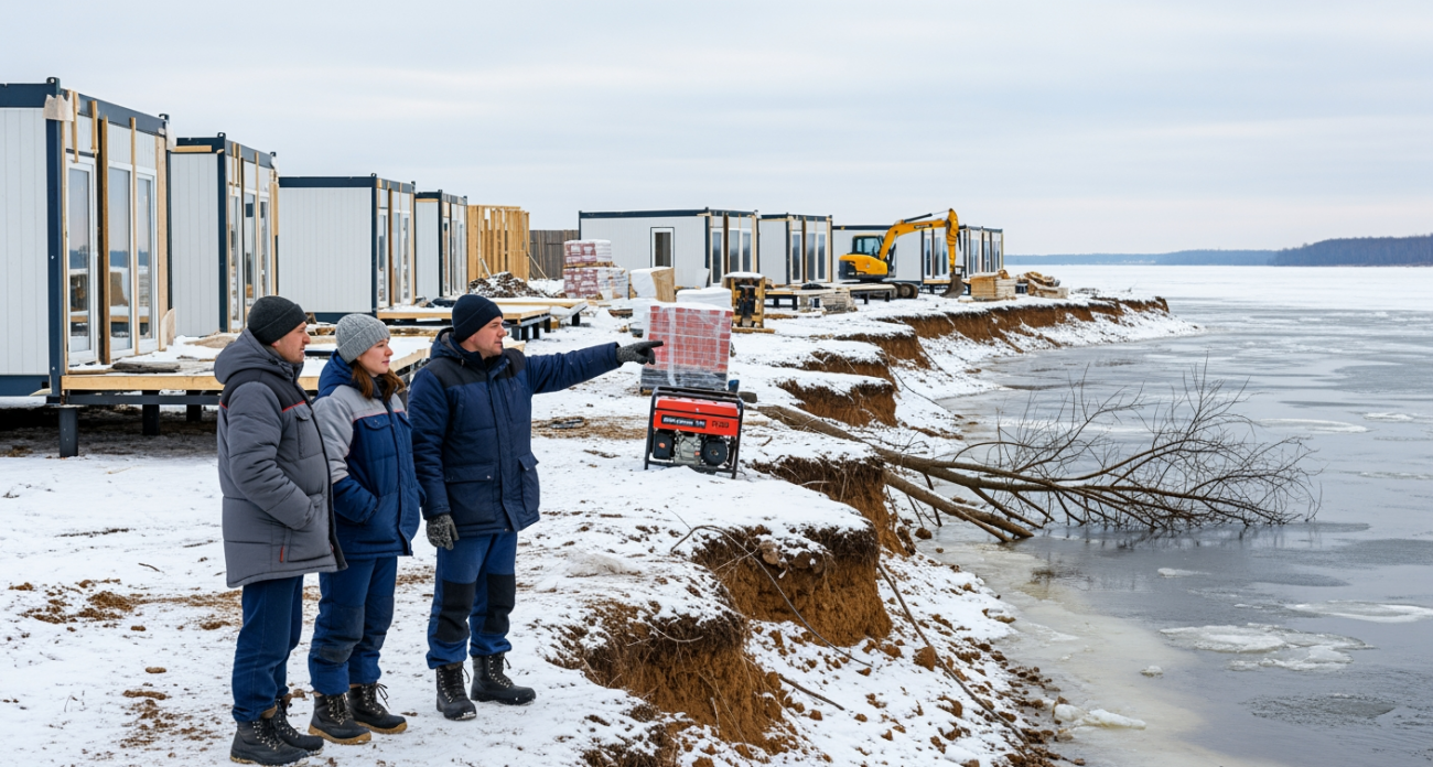 112 модульных номеров с видом на Волгу: под Рыбинском строят туристический комплекс за госсчёт