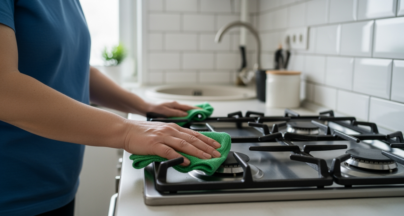 Старая газовая решетка засияет как с завода за полчаса благодаря домашнему методу без дорогой бытовой химии