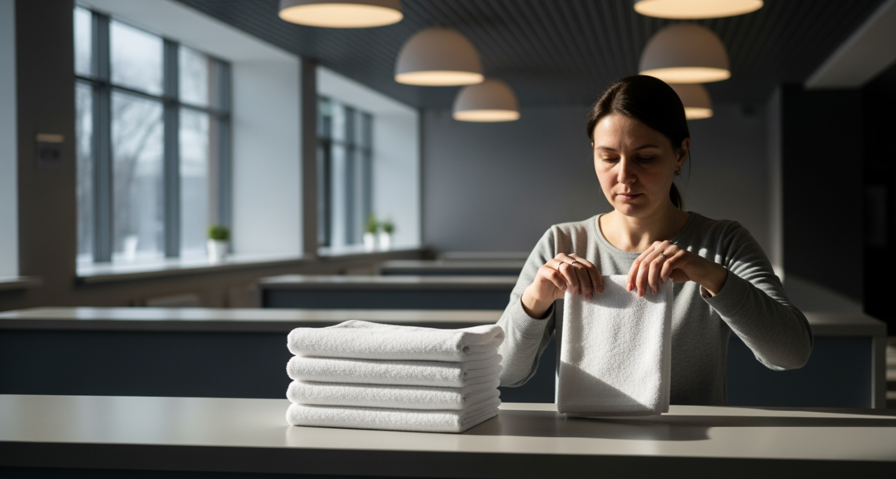 Древний секрет азиатских хозяек: копеечное средство из кухонного шкафа возвращает полотенцам белизну за одну стирку