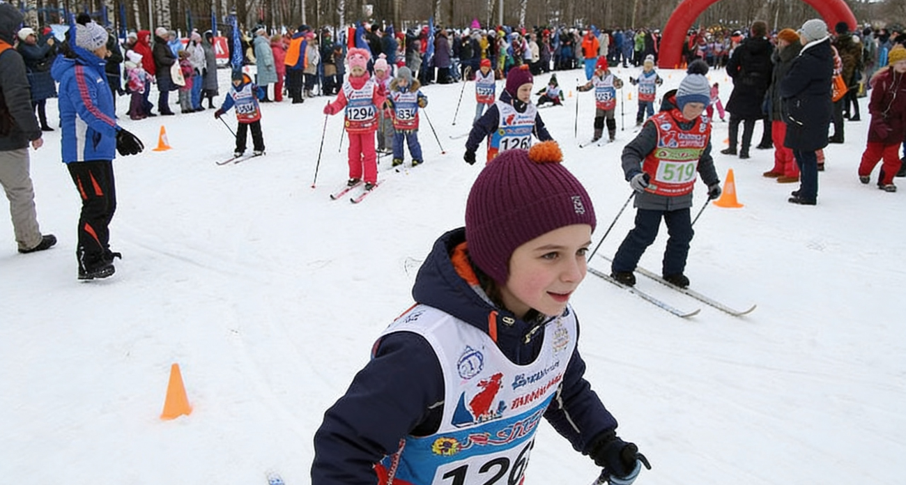 Школа №20 Рыбинска завоевала 6 медалей и два золота в эстафете на турнире «Юный лыжник»