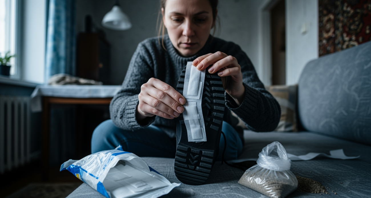 Простой трюк с подошвой спасет от зимних падений и позволит забыть о страхе гололеда навсегда