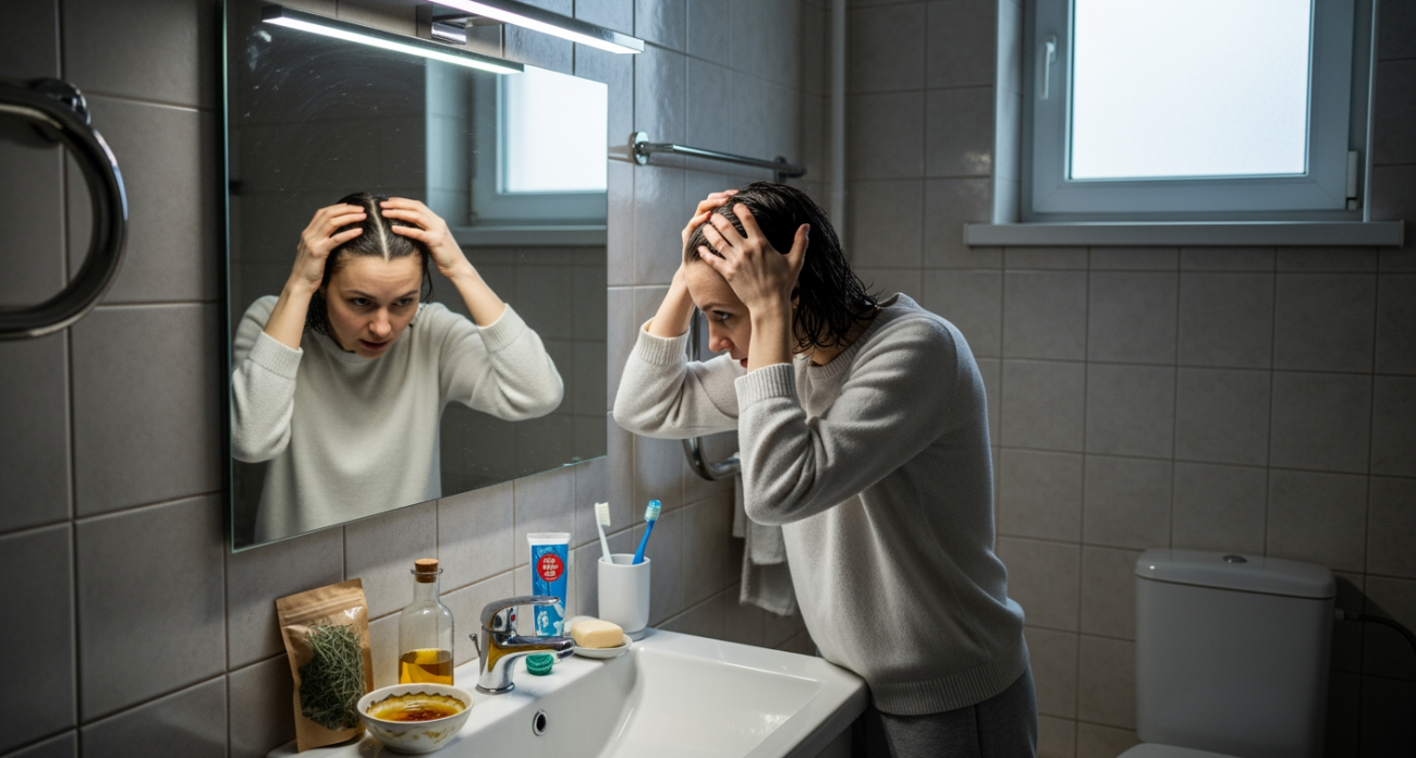 Простой домашний метод за полчаса до мытья головы вернул моим волосам густоту, о которой я забыла 10 лет назад