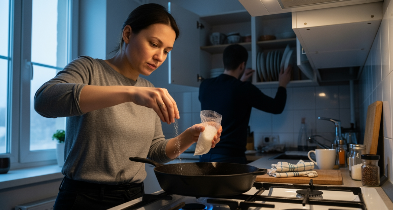 Секрет сверкающей посуды от шеф-повара — простой способ отмыть даже самые жирные сковородки без бытовой химии