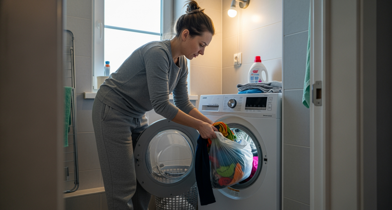 Домохозяйки в восторге: простой трюк с обычным пакетом в стиралке меняет результат до неузнаваемости