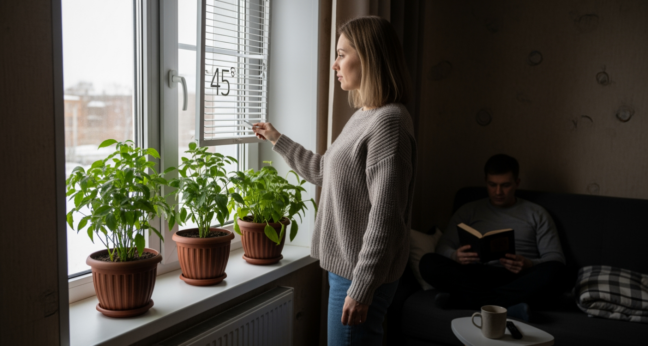 Мастер показал секретный режим проветривания на пластиковых окнах без сквозняков и холода, растения в безопасности