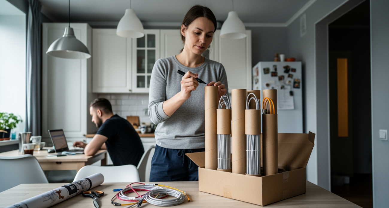 Не спешите выбрасывать картонные рулоны от бумаги — эти бесплатные помощники затмят любые магазинные системы хранения