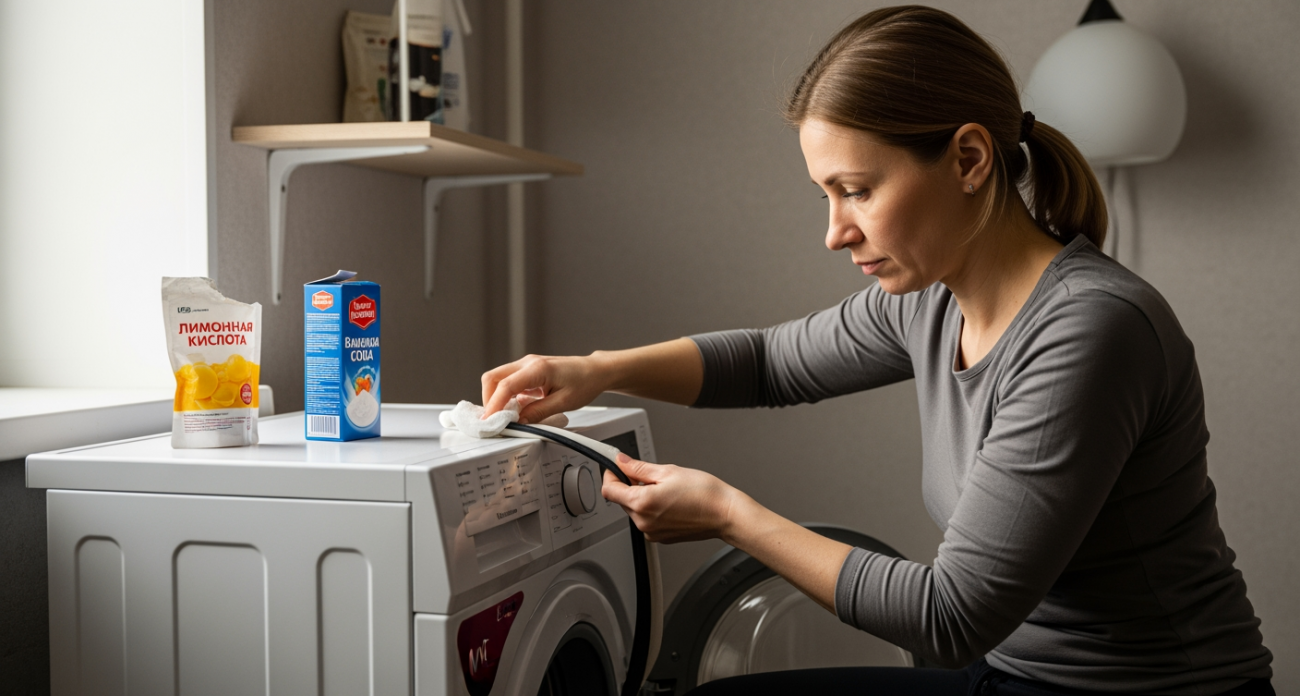 Неприятный запах из стиральной машины преследовал годами, но домашняя смесь решила проблему за один цикл