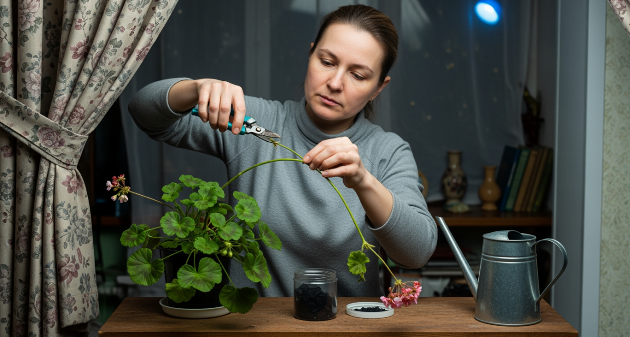 Секретная формула обрезки герани от флориста с 20-летним стажем превращает чахлое растение в пышный шедевр