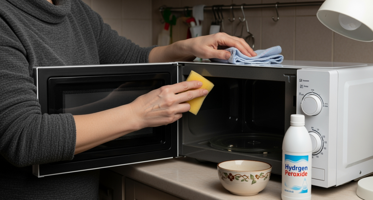 Забытое средство из домашней аптечки вернуло моей микроволновке первозданный блеск за считанные минуты