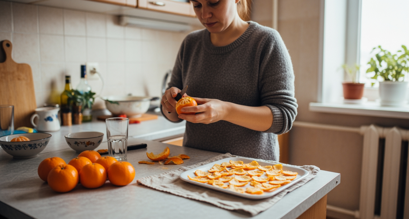 Европа сходит с ума от наших кухонных отходов — обычная мандариновая кожура стоит там как золото