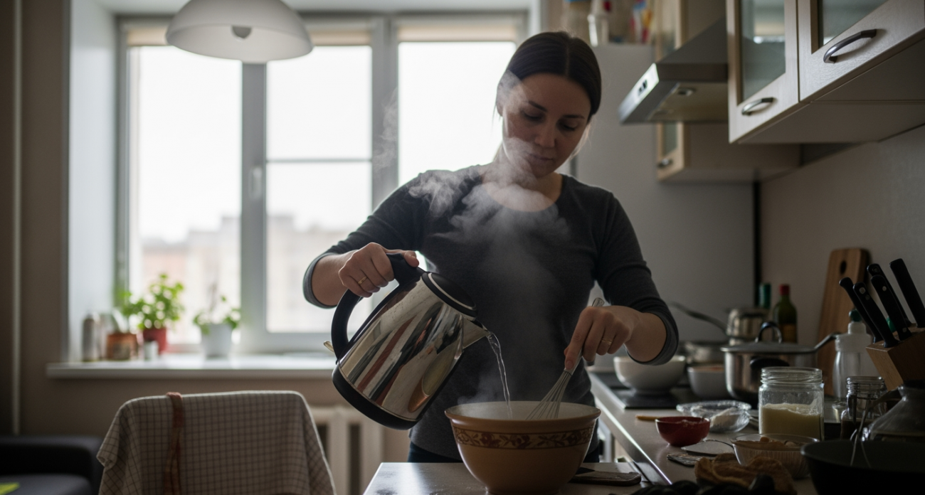 Бабушкин секрет блинов на кипятке заставил мою семью просить добавки всю Масленичную неделю