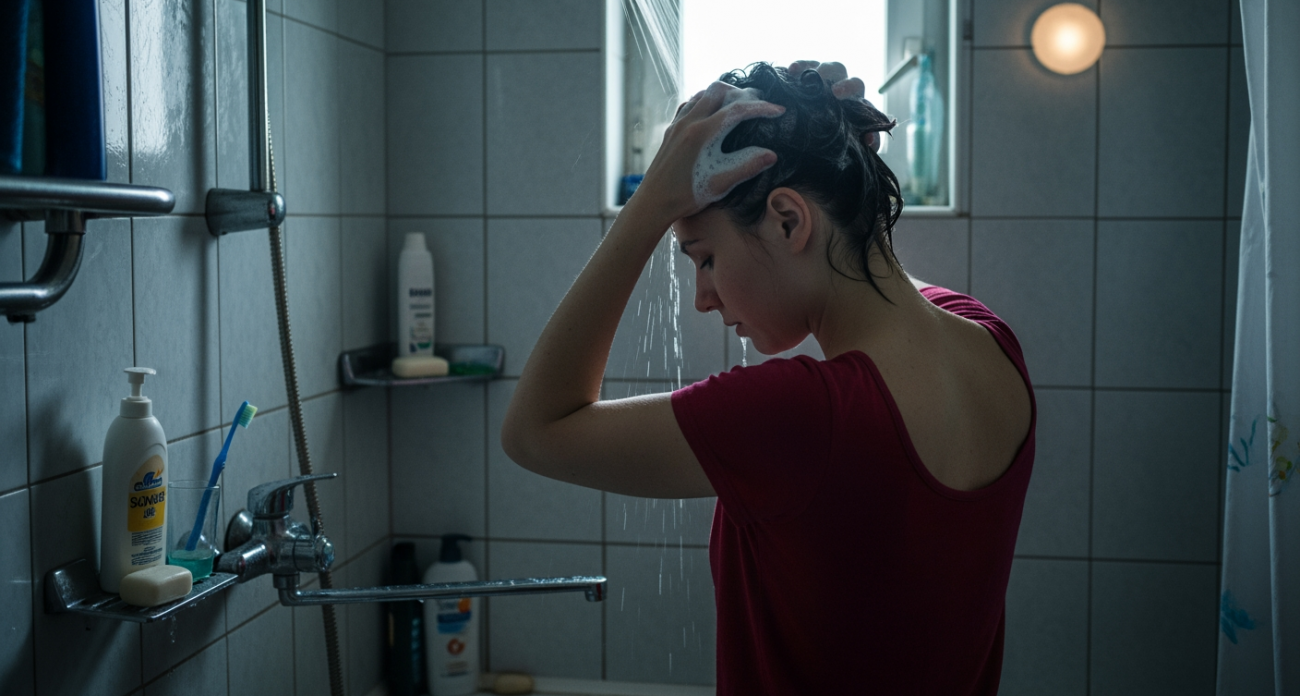 Простой трюк с мытьем головы превращает тонкие волосы в роскошную гриву за 2 недели