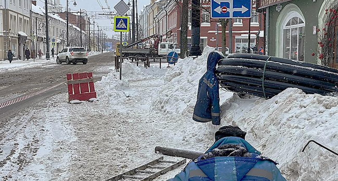 В историческом центре Рыбинска расширяют скважину до 130 мм