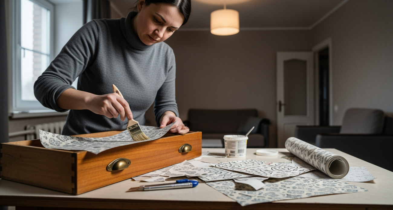 Остатки обоев превращаю в такую красоту, что гости думают — купила в дорогом магазине декора