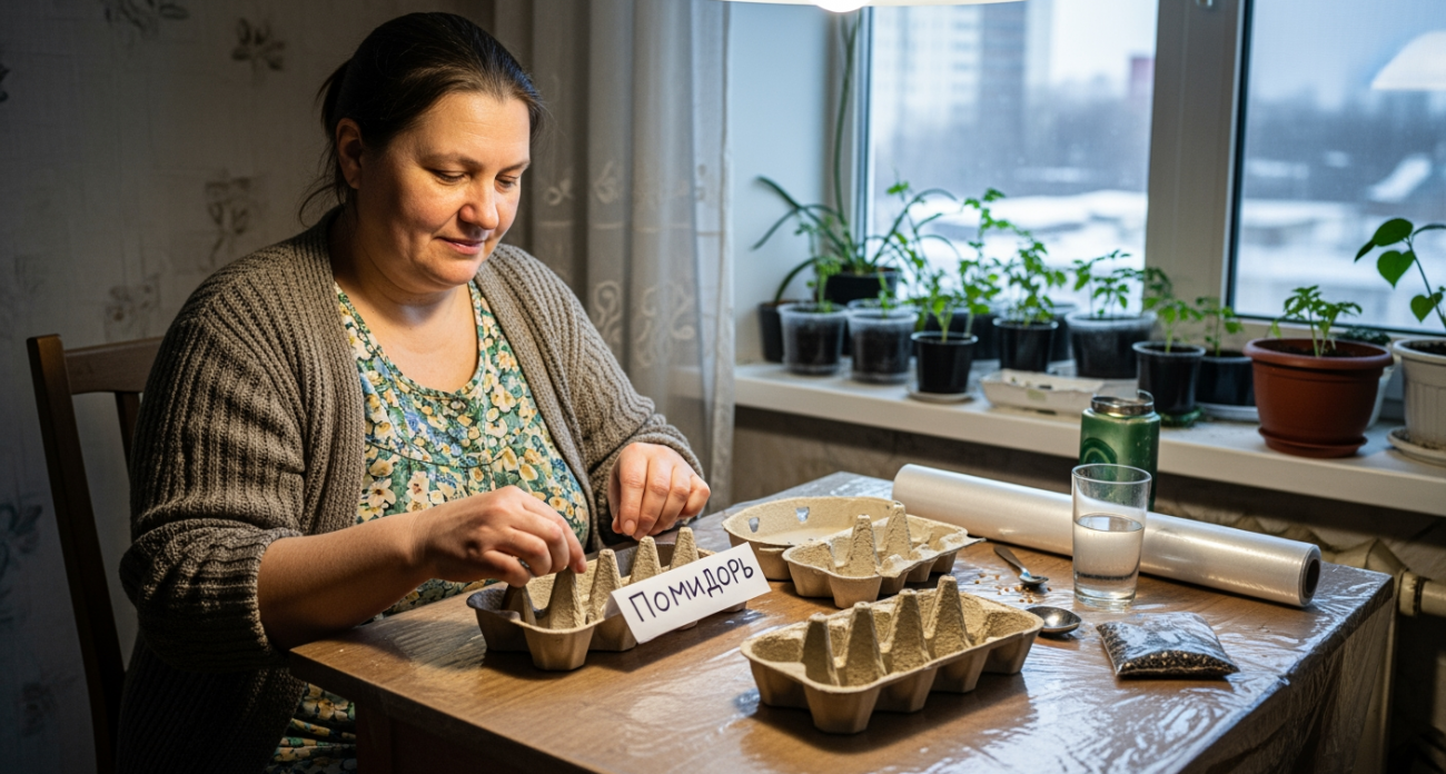 Забудьте про дорогие кассеты для рассады: обычный яичный лоток справляется лучше любой магазинной тары