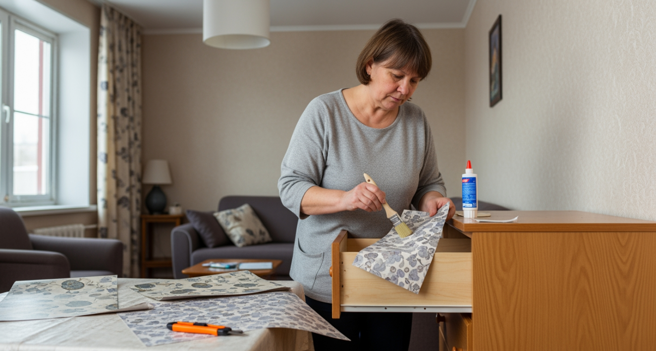 Остатки обоев от ремонта превращаю в декор, который делает квартиру дороже на вид в разы