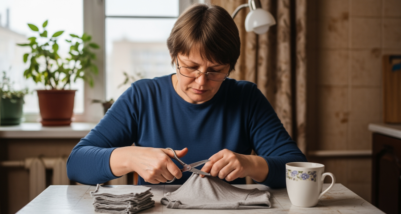 Старые лоскуты превращаются в полезные вещи: простые идеи для экономных хозяек