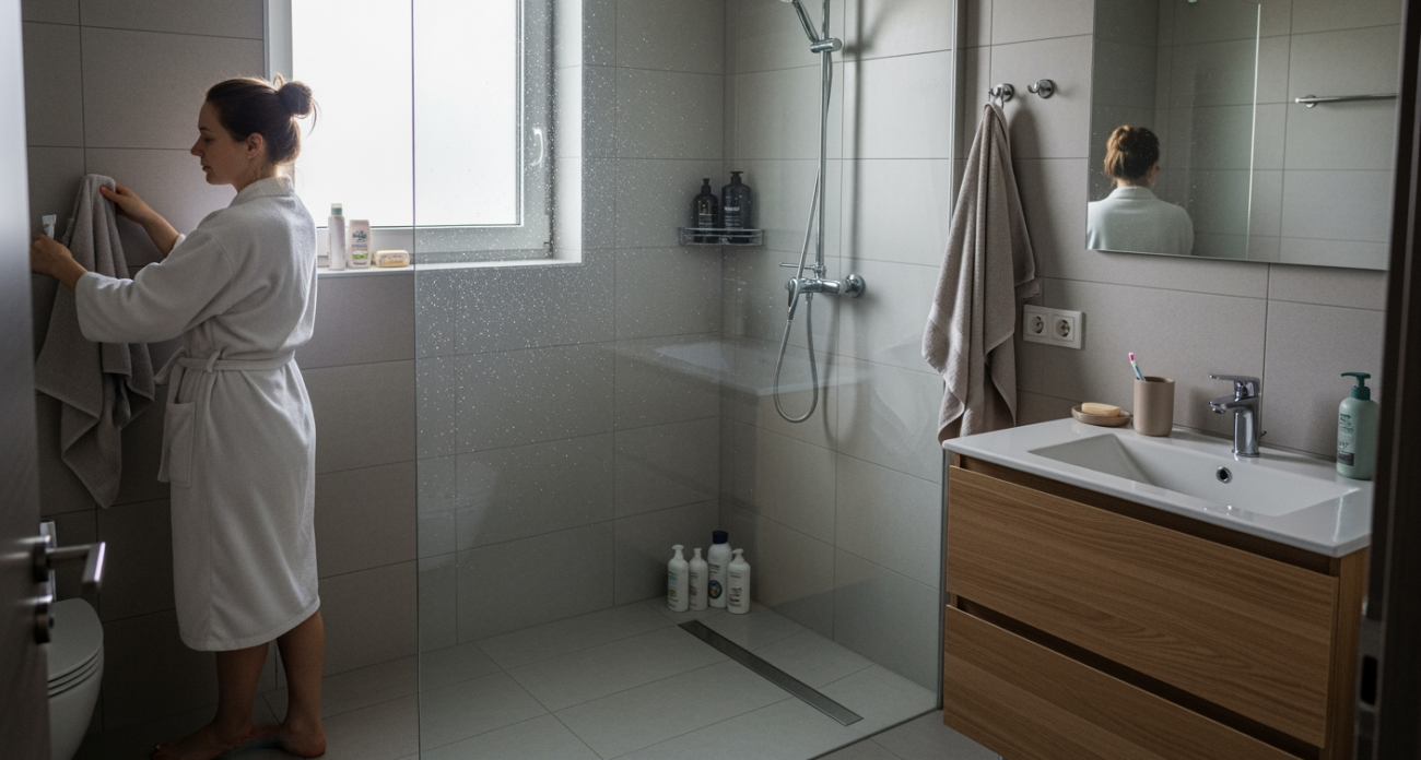 Европейцы забыли про шторки в ванной и перешли на решение, которое экономит место и деньги