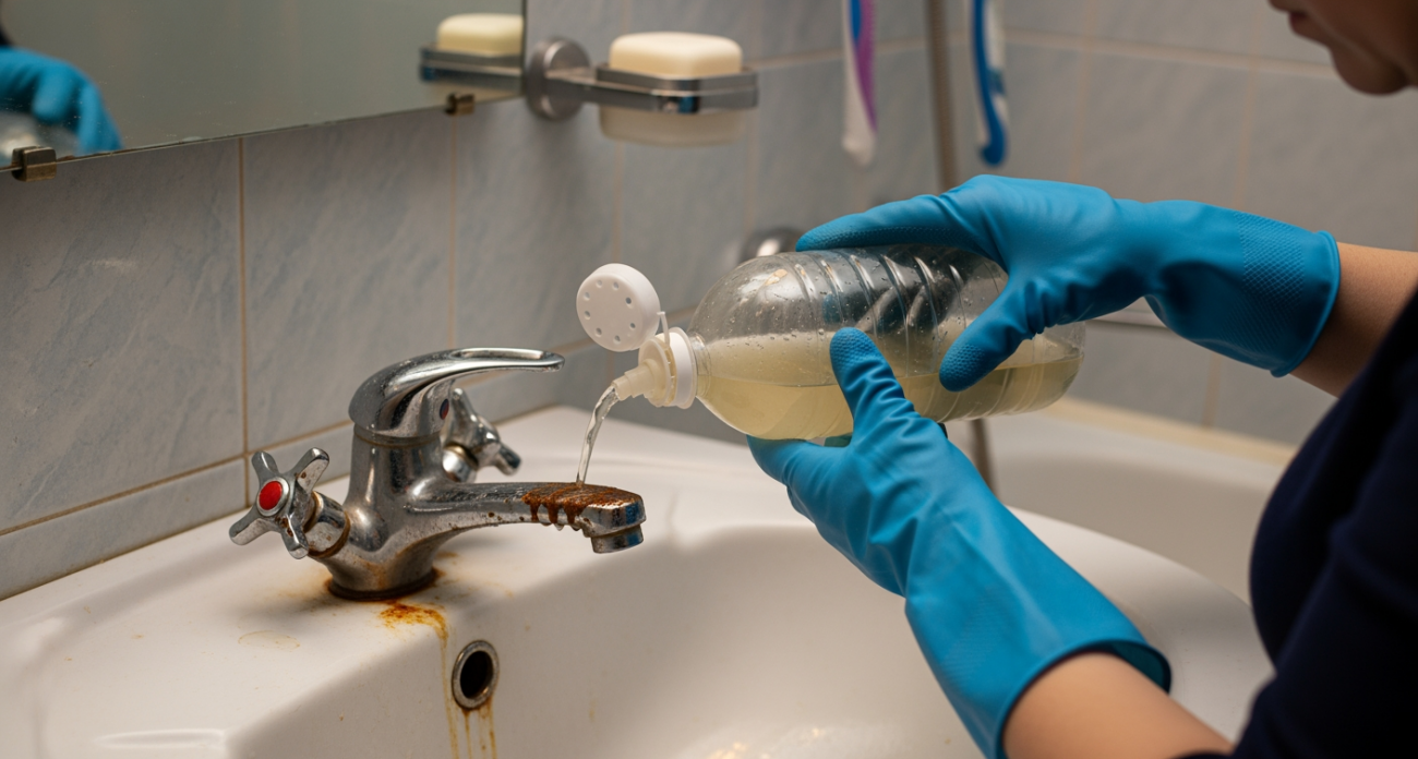 Простая пластиковая бутылка помогает хозяйкам из Польши избавляться от ржавчины за считанные минуты